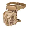 Outdoor Taktische Drop Bein Tasche EDC Militär Molle Jagd Wandern Fanny Oberschenkel Pack Motorrad Reiten Männer Werkzeug Taille Beutel 240127