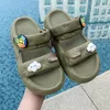 Tjock plattform Moln tofflor Kvinnor Fashion Buckle Soft Sole Pillow Slides Sandals Woman Summer Beach Nonslip Flip Flops 240126