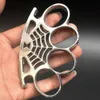 Spider Lifesaving Equipment Bracelet Four Fingered Tiger Finger Buckle Ring Festival Copper Martial Arts Practice Fist YKQH