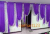 bruiloft decoratie swags voor achtergrondontwerpen bruiloft stylist feestgordijngordijnen podiumachtergrond 3M hoog bij 6M breed6339937