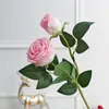 Symulacja kwiatów dekoracyjna sztuczny jedwabny kwiat Fake Walentynki DIY Bukiet Prezenty