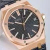 Audemar Piquet Watch Auto Mens Designer Holwatch Menwatch Box 63VV Yüksek Kaliteli İsviçre Mekanik Hareket UHR Geri Şeffaf Kauçuk Kayış Montre Royal Rel