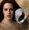 Twilight Saga Ring Bella Opals Sier Plated Fashion Simple Classic Movie Film Jewelry for Women Lady Whole5703287