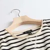 Women's Tanks Wither England Fashion High Street Vintage Loose Striped Harajuku T-shirt Summer T Shirt Women Verano Mujer 2024 Tops