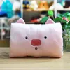 Dekorativa kuddeobjekt Creative Cartoon Cute Animal Hand Warmer Winter Throw Pillow Plush Toy Doll Hand varmare gåva