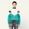 Isabel Marant pulôver moletom feminino designer manga comprida suéter solto de algodão casual com capuz