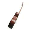 Wszystkie lite drewno 40 -calowe gitarę akustyczną ludową czarnego palca