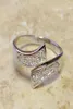Anéis de prata esterlina claros cúbicos ajustáveis para pés, anéis de cauda para praia, joias para mulheres, senhora inteira yblh50016825901