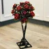 Blocchi Creativi Romantico Bouquet di rose Fiore immortale Blocchi di costruzione Scrivania per la casa Decorazione vegetale Assemblare mattoni Giocattoli Regali per la ragazza del bambino