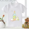 Camisetas Venda Quente Sumikko Gurashi Imprimir Desenhos Animados Crianças T-shirt Bonito Roupas Infantis Verão Manga Curta Meninas Tops Bebê Meninos Camiseta Q240218