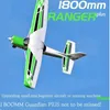 6-kanaals trainingsmachine Fms Rc vliegtuig vliegtuig 1800 mm Ranger Trainer 4s 5ch met flap Reflex Gyro Auto Balance Model Hobby Air 240131