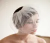 Vintage Birdcage Wedding Veils Face Blusher Wedding Hair Pieces Two Tiers Short Bridal Headpieces Bridal Veils V2014546991