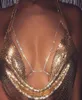 Sexig kristallkedja Kvinnor Fashion Body Chain Bh Harness Sparkle Beach Bikini Chain Body Jewelry 367832 PS04974515526