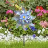 Garden Decorations Windmill Bird Repellent Decoration Bird-Scaring Wind Spinner Children Kids Toys Easy Installation For Outdoor Lawn Yard