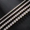 Chains 14K Gold Trendy Lab Diamond Necklace Party Wedding Chocker Necklaces For Women Men Hiphop Jewelry Gift