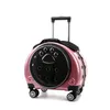 Pet Trolley Travel Bag Cat Breathable Backpack Portable Carrying for Dogs Large Space 240131