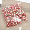 Décorations de jardin en gros 50 PC Mini champignon rouge pointillé petit pot de bricolage maison paysage bonsaï mousse plante décoration ornement Dr Dhgkv