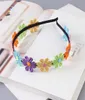 Novelty Kids Embroidery Flowers Headband Cloth Girls Hair Head Hoop Bands Accessories Bowknot Hairbands cute Scrunchy Headdress1782744