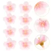 Decorative Flowers 1 Bag Fake Oriental Cherry Head Artificial Silk Cloth Flower Wedding Table Decor