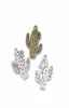 Bulk 200pcslot New Design Cactus Charms Pendant 2015mm antique silver antique bronze for DIY Craft3946845