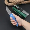 Specialerbjudande TR4.3 Automatisk taktisk vikningskniv 154 cm titanbeläggningsblad CNC 6061-T6-handtag utomhus EDC Pocket Knives med detaljhandelslådan H9190