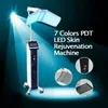 High Quality Red 7 Colors Pdt Led Facial Machine Light Phototherapy Skin Care Led Light Therapy Skin Rejuvenation Whitening Comfortable Spa365