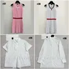 Fashion Clothing Women's Knitted Short-sleeved T-shirt and Vest Sweater Tops Hooded Jacket