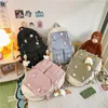 Skolväskor koreansk japansk college stil modern flicka ryggsäck mode stor kapacitet tonåringar bok väska vattentät resa skolväska