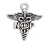 Alloy Medical Caduceus Charm Vintage Nurse Practitioner NP Jewelry DIY Charms 1822mm AAC16191220940