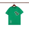 2022 Estate Parigi Mens T-shirt designer tee lusso affollamento lettera maglietta maglietta Classic moda verde donna manica corta casual t-shirt in cotone