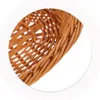 Ensembles de vaisselle panier tissé servant décor à la maison Dessert pains support de stockage en plastique ménage fruits conteneur Tortillera