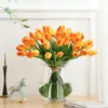 Dekorative Blumen 1PCS Künstlicher Garten Tulpen Real Touch Tulpe Bouquet Dekor Mariage für Home Hochzeitsdekorationen FACHE