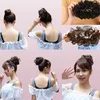 Lans Messy Hair Bun extensions 3pcs lot curly procly progy chignon chignon hairpiece scrunchies scrunchy updo hairpiece for women ls141469143