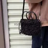 Shoulder Bags Lamb Wool Carry-on Plush Bag Niche Design Sense Crossbody Bag Winter Fur Bag 2023 New Fashionable Sweet Girls HandbagsH24218