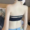 Bras Fashion Sexy For Women Underwear Wire Free Push Up Strapless Bralette Female Front Closure Bra With Straps Brasieres