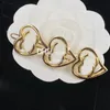 Sweet Heart Shaped Hair Clips Hairpins Barrettes Trendy Letter Plated Hair Clips Hair Pins With Present Box