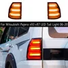 Задний фонарь автомобиля для Mitsubishi Pajero v93 v97 светодиодный задний фонарь в сборе 06-20 тормозные задние парковочные огни автозапчасти