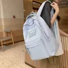 Sacs d'école Haute qualité imperméable à l'eau en Nylon femmes sac à dos femme multi-poche sac de voyage décontracté cartable pour adolescente Bookbag Knapsack