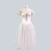 Vestido longo macio personalizado para mulheres ou meninas Giselle Ballet para desempenho de variações