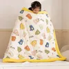 120x150 cm bomull Autum Baby Quilt Doudou filt född vinter varma barnkomforterare förtjockar barns sängkläder Artikel 240127