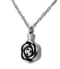 Cremation Jewelry Rose Urn Necklace for Ashes Keepsake Memorial Pendant Locket Stainless Steel Waterproof Remembrance Necklace1816153