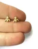 30 paire S021 boucles d'oreilles abeille minuscule boucles d'oreilles abeille insecte des bois mouche oiseau miel bourdon boucles d'oreilles 4410584