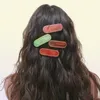 Fashion Hair Clips Barrettes Ladies Simple Personality Candy Colorful Letters Designer Hairpins Brand Box Packing272P5076988