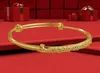 139BA Wedding Jewelry Peacock Bangles and Bracelets for Bridal Women 24k Gold Plated6086348