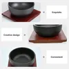 Dinnerware Sets Special Pot Bibimbap Cast Iron Bowl Spaghetti Noodle Container Dolsot Reusable Korean Cuisine