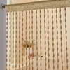 1x2m Tassel Panel Beaded Curtain Window Decoration Retro Door Fly Screen Fringe Room 240119