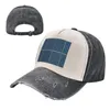 Ball Caps Solar Panelling On A House. Baseball Cap Luxury Fluffy Hat Sun For Children Cosplay Hats Man Women's