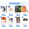 Folding Outdoor Solar Panel Charger Portable 5V 21A USB Output Devices Camp Hiking Backpack Travel Power Supply For y240126