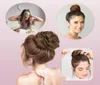 LANS Messy Hair Bun Extensions 3PCS LOT Bouclés Ondulés Synthétique Chignon Postiche Chouchous Scrunchy Updo Postiche pour les femmes LS145349920