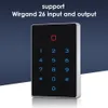 Waterproof WiFi Tuya App Backlight Touch 125KHz RFID Card Access Control Keypad WG26 Output Alarm Management Support 240123